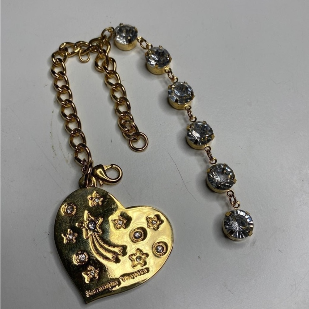 Samantha thavasa heart chain bag charm